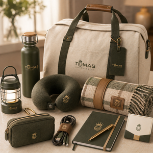 Hospitality Promotional Gift Set With Tote Bottle Notebook And Pen For Hotel Branding Campaigns And Events - Product Image 5