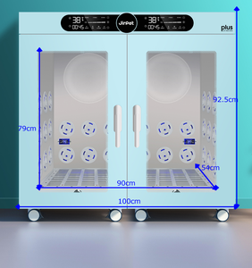 เครื่องอบแห้งสัตว์เลี้ยง Jirpet Plus รุ่น Professional Modern สำหรับ<span class=keywords><strong>สุนัข</strong></span> แมว และสัตว์เล็ก วัสดุพลาสติกและยาง พร้อมอุปกรณ์กรูมมิ่งในตัว - Product Image 1