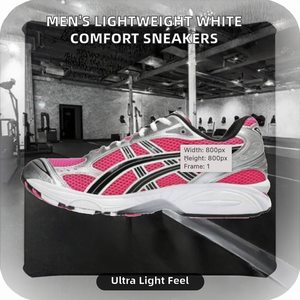 Zapatos Deportivos Ligeros para Hombre de Alta Calidad 2025, Blancos, con Suela Suave, Cómodos para Otoño, que Aumentan la Estatura - Product Image 2