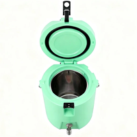 Glacière à vin isotherme portable de 8 L en PE rotomoulé, écologique, réutilisable, anti-fuite, design moderne et ludique, pour 5 jours de conservation de la glace