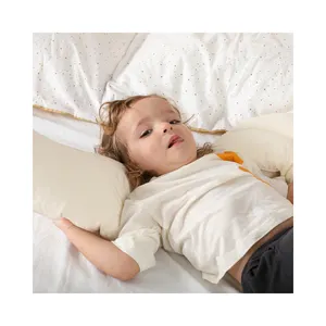 免费样品压力设计幼儿头枕舒适柔软安全睡眠新生儿制造商婴儿巢月亮枕头