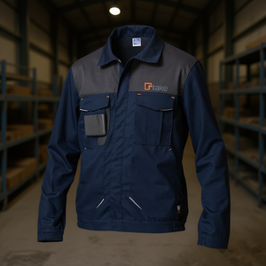 เสื้อแจ็คเก็ต Ttake Easy Workwear สีน้ำเงิน ไซส์ 2XL น้ำหนักเบา ทนทาน - Product Image 3