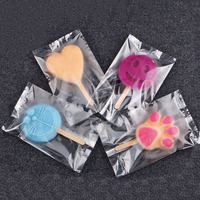 Emballage imprimé de crème glacée 50 unités, emballage de crème glacée pour glace popsicle, sacs en plastique transparents