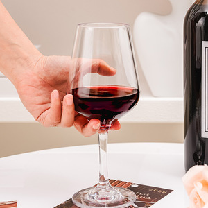 Copas de Vino Transparentes de Plástico <span class=keywords><strong>PC</strong></span> Irrompible, Copas de Pie Alto <span class=keywords><strong>para</strong></span> Fiestas, Picnics al Aire Libre, Bares y Restaurantes, Venta al Por Mayor - Product Image 5