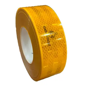 <span class=keywords><strong>Micro</strong></span> lăng trụ màu đỏ Khả năng hiển thị cao không thấm nước Vinyl tấm conspicuity băng phản chiếu - Product Image 5