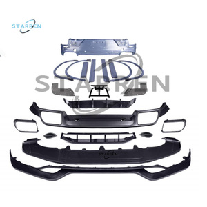 9y0 2018 + nuevo diseño <span class=keywords><strong>TKT</strong></span> parachoques delantero y trasero labio y kit de carrocería de rueda para Porsche Cayenne Coupe - Product Image 5