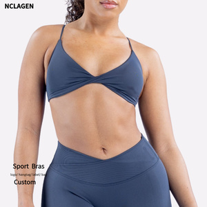 Reggiseno Sportivo NCLAGEN da Donna con Fascia Incrociata Frontale, Supporto Elevato, Push-up, per Palestra, <span class=keywords><strong>Fitness</strong></span>, Corsa, Yoga, <span class=keywords><strong>Sexy</strong></span> - Product Image 1