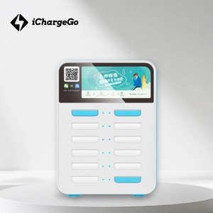 Stazione di ricarica per cellulari, power bank a noleggio con 12 slot per cellulari. Basta scansionare per utilizzare. - Product Image 2