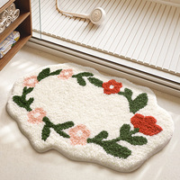 Petit tapis de forme spéciale, tufté à la machine, mini tapis de chevet pour chambre à coucher, tapis en peluche doux de forme spéciale pour la décoration de la pièce