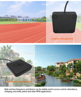 Lector/Grabador de Tarjetas RFID NFC HF de Escritorio 13.56MHz ABS, Control de Acceso, Interfaz USB, Estándar ISO 18000-6C, Rango de Operación de 2-8cm