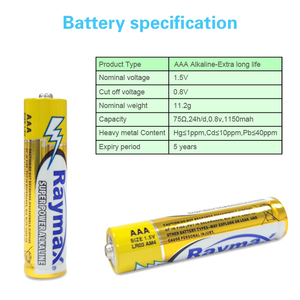 Raymax OEM Batteria <span class=keywords><strong>AAA</strong></span> LR03 1.5v commercio all'ingrosso pilas triple <span class=keywords><strong>aaa</strong></span> super batterie alcaline <span class=keywords><strong>aaa</strong></span> - Product Image 4