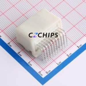 K137635WR-2x10-PTSNW Automotive Connector Bent Lead Through Hole Connector 20P 2.2mm 2 Right Angle Insert - Product Image 2