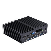 Kansung 2 Lan Firewall Fanless J1900 Boîtier de PC de bureau industriel mini en aluminium avec RAM DDR3 et graphismes Intel HD