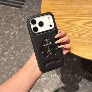 เคสโทรศัพท์มือถือลายกากบาทสำหรับ iPhone 17เคสนิ่มโครเมี่ยม DIY แบรนด์อินเทรนด์ iPhone 16 15 14 PRO MAX <span class=keywords><strong>Heart</strong></span> 13 PLUS - Product Image 2