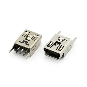 MINI USB 5 pin dişi konnektör DIP tipi