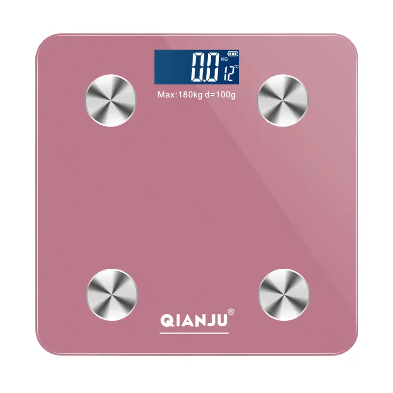 Balanza electrónica personalizada de 180kg, báscula de baño BIM con Bluetooth, báscula personal para grasa corporal