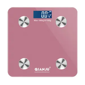 Custom 180kg Electronic Balance Bluetooth BIM Bathroom Bascula Personal Fat Body Weighing Scale