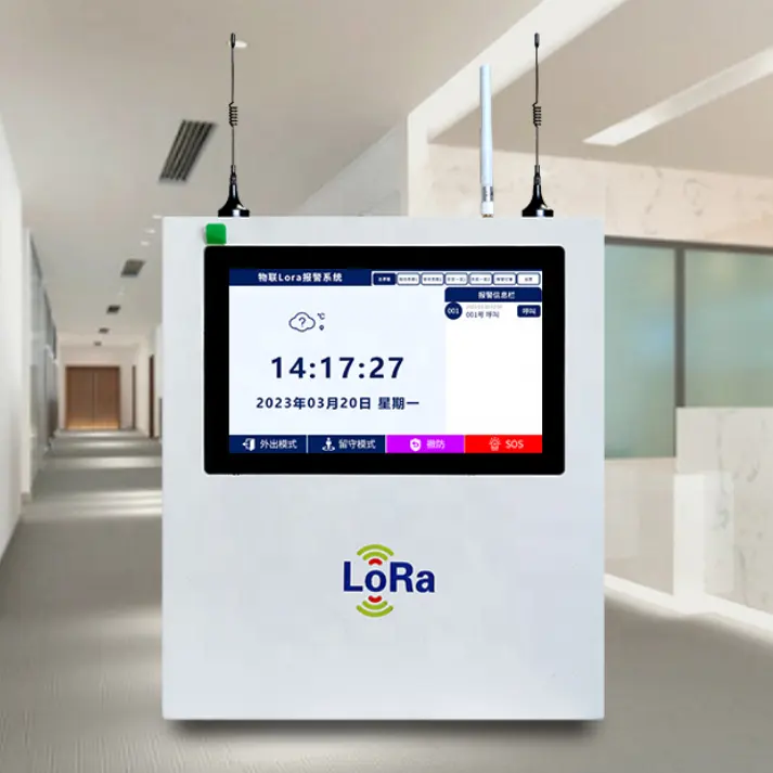 iOT LoRa Or 433M 7-inch monitor Module controller building hospital wireless caller 4G 433MHZ LoRa emergency call pager system