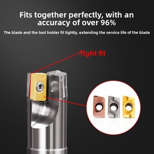 CNC 300R Milling Cutter Bar 1135 Anti-Vibration <strong>End</strong> <strong>Mill</strong> R0.8 Machining Center Right-Angle Roughing 42CrMo Uncoated Cutter Bar - Product Image 2