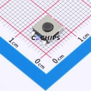 TSE06313-025D333DA-R1500 Tactile Switch SMD-4P,6.4x6.1mm Switch Single Pole Single Throw Round Button 1.8N 6.1mm - Product Image 1
