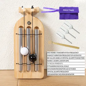 Doorbell Chimes Of Angelic Tuning Fork Sets Style For Sound Healing Therapy Home Decor Shopkeepers Door Bell Chimes Door Harp