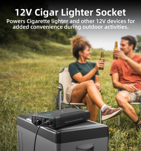 76800mAh ngoài trời Trạm điện cầm tay 12V xì gà ổ cắm 15W không dây sạc xe máy bơm không khí tủ lạnh ngân hàng điện - Product Image 4