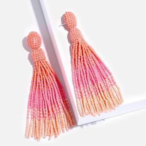 Pendientes de Cuentas Miyuki, Hechos a Mano, Felicidad - Product Image 1