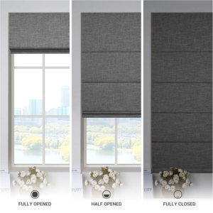 Đơn giản Nhật bản-roman Rèm phẳng gấp Rèm cho văn phòng showroom cafe thư viện khách sạn Rèm Roman Shades - Product Image 3