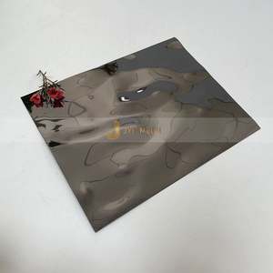 EX109 Embossed Golden Water Ripple Decorative Stainless Steel <b>Sheet</b> 304 Corrugated Water Plate 300 Series Grade Bending Cutting - Product Image 2