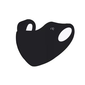 Masque facial en soie glacée 3D, protection UV, respirant, lavable, masque de sport unisexe - Product Image 1