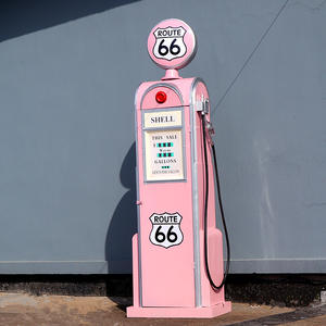Boîte aux lettres vintage en fer rose, cabine téléphonique, armoire de rangement, panneau de signalisation routière, grand accessoire de photographie, célébrité d'Internet - Product Image 6