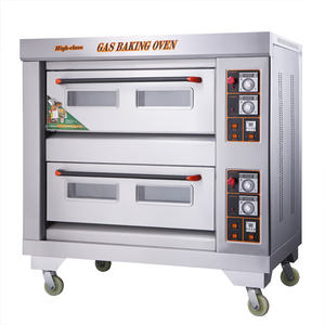 Four <span class=keywords><strong>de</strong></span> cuisson à gaz, 2 plateaux commercial, 4 plateaux, nouveaux design, utilisation du pain et des gâteaux, rôtissoire française - Product Image 1