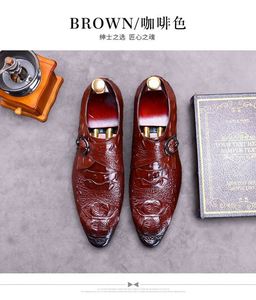 Chaussures Oxford de luxe sur mesure pour hommes, à bout pointu, en cuir, faites à la main, légères et antidérapantes - Product Image 5