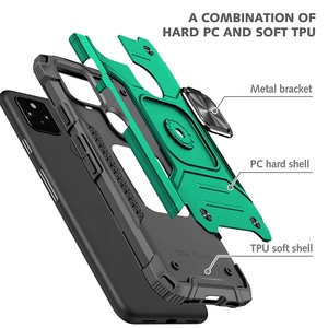 militar a prueba de golpes a prueba de 360 grados protectora completa contraportada del teléfono móvil para <span class=keywords><strong>Google</strong></span> <span class=keywords><strong>Pixel</strong></span> 5 - Product Image 3