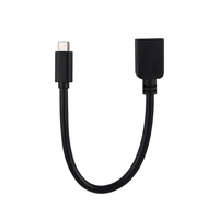 Cable de Extensión USB VCOM USB3.2 Gen1 Tipo C Macho a Tipo A Hembra, Carga Rápida de 3A, Transferencia de Datos de 5Gbps