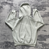 MH1203 sweat à capuche zippé avec broderie personnalisée sweat à capuche pour homme sweat-shirt unisexe en coton polaire de haute qualité, surdimensionné et lourd