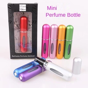 5ml 8ml Mini Du Lịch Kích thước túi xách tay nhôm Nước hoa <span class=keywords><strong>Atomizer</strong></span> phun chai rỗng với đáy bơm lại - Product Image 2