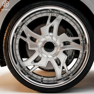 Jantes forgées sur mesure DW Deep Dish 24 26 pouces chromées style rétro 5x114.3 5x120 6x139.7 en alliage pour voitures de luxe, camions F150 F250 - Product Image 5