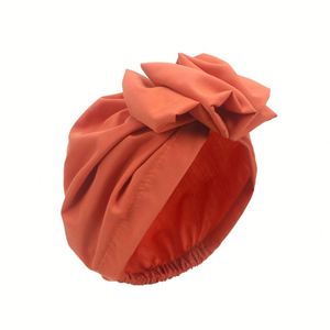 Turbans à la mode pour femmes, foulards pour cheveux, chapeaux, bonnets plissés tendance, bonnets pré-noués avec nœud floral - Product Image 1