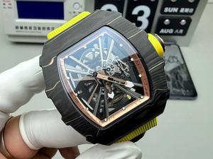 Nouvelle Montre Mécanique Personnalisée 2026 - Montre Noire Tendance pour Homme d'Affaires avec Réserve de Marche - Montre Décontractée de Luxe en Acier Inoxydable 22mm avec Aiguilles - Product Image 2