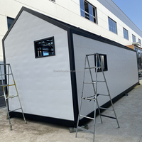 Cabines minuscules maison mobile camping-car Villa Triangle Kit maisons cabine Structure en acier préfabriqué une cabine à cadre
