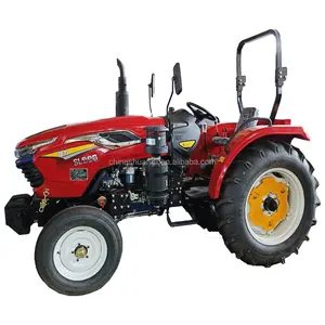ShuangLi 60HP newest farm tractor tractor engine 4X4 farm agricultural tractor using hydraulic trailed heavy duty harrow