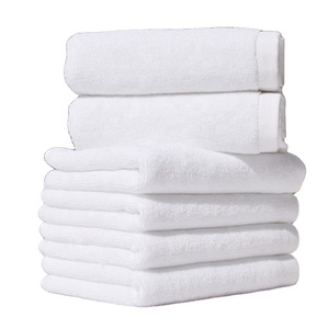 5 Star Hotel Bathroom 100% Cotton White Color 16S Hotel <strong>Towel</strong> <strong>Set</strong> - Product Image 1