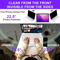 Filter Privasi Anti Spy Dua Arah Magnetik yang Dapat Dicuci dan Digunakan Kembali untuk Macbook Pro M2 13.3" A2338 Pelindung Layar HD Bening Anti Silau