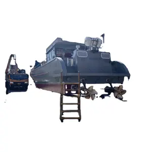 中国顶级制造商铝合金金达游艇/船/驳船/渡船冲锋舟和拖车