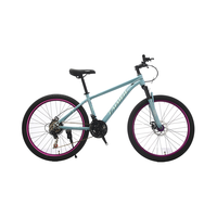 Chine Usine Pas Cher 24 26 Pouces En Acier À Haute Teneur En Carbone Stock Vélo Frein À Disque Roue À Rayons Vélo De Montagne Personnalisé