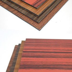 Panel compuesto de aluminio con acabado de madera Cheng Ge de 4 mm para letreros publicitarios de escaparates - Product Image 3