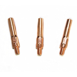 Copper Conductive Tip M6x45 1.2mm Precision Welding Gun Nozzle For CO2 Welding - Product Image 1