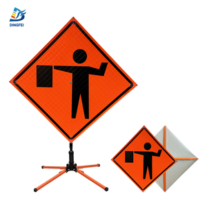 Vinyl Roll-up xây dựng dấu hiệu linh hoạt dấu hiệu cho khu vực làm việc an toàn CAUTION dấu hiệu - Product Image 6