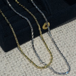 Collier Wenchi Vintage Épi de Blé en Argent Pur S999, Design Français Simple et Tendance, Colliers Superposables Modèle 24122 - Product Image 1